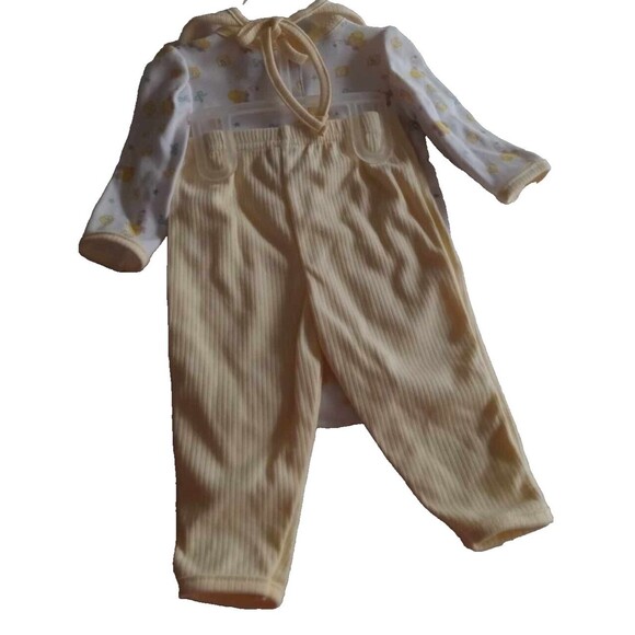 Little Lindsay, Yellow, Infant 3-6 Months Outfit, With Bib - Picture 3 of 8